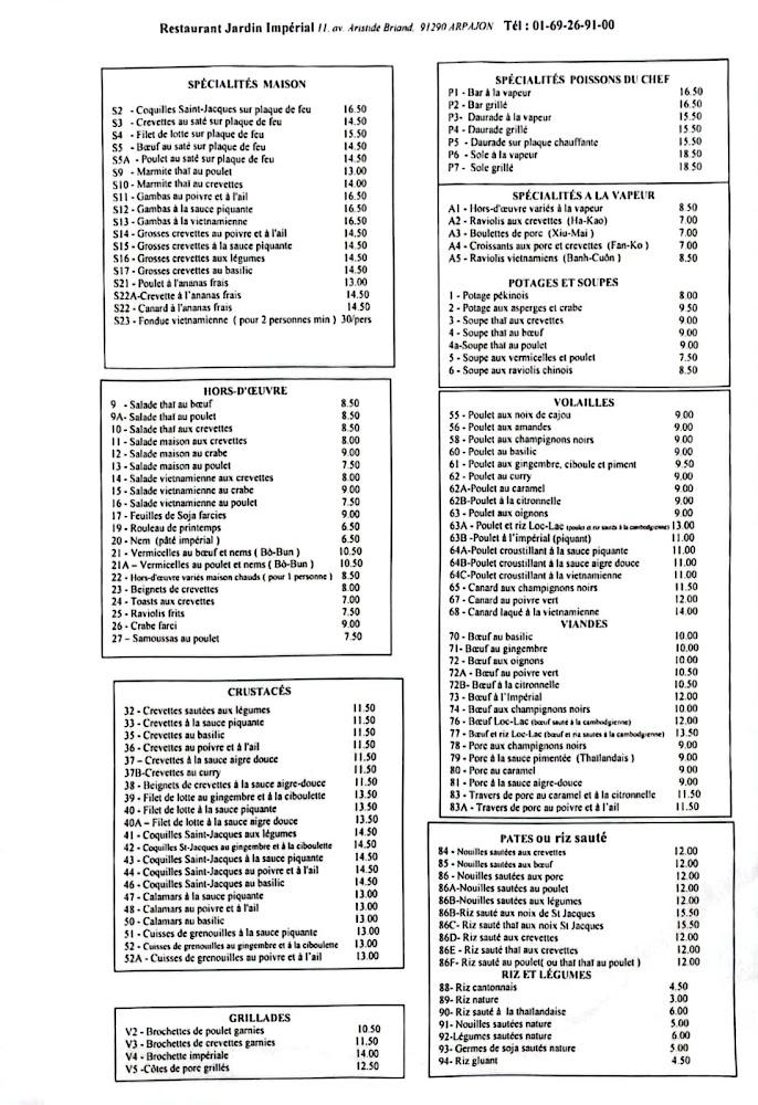 Jardin Imperial - Menu Image 4